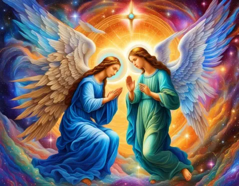 Arcangelo Gabriel del 4 raggio bianco dei Maestri ascesi e l’annunciazione a Maria Arcangelo Gabriel del 4 raggio bianco dei Maestri ascesi e l'annunciazione a Maria