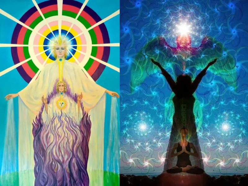 la divina presenza in noi come particella divina.