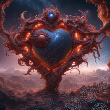 Antares, il cuore della costellazione dello scorpione.