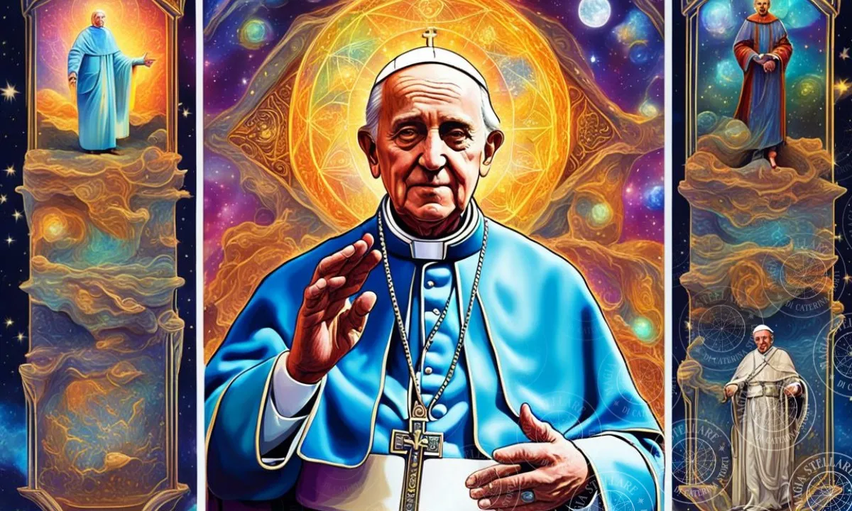 Abbinamento del papa con gli altri arcani maggiori