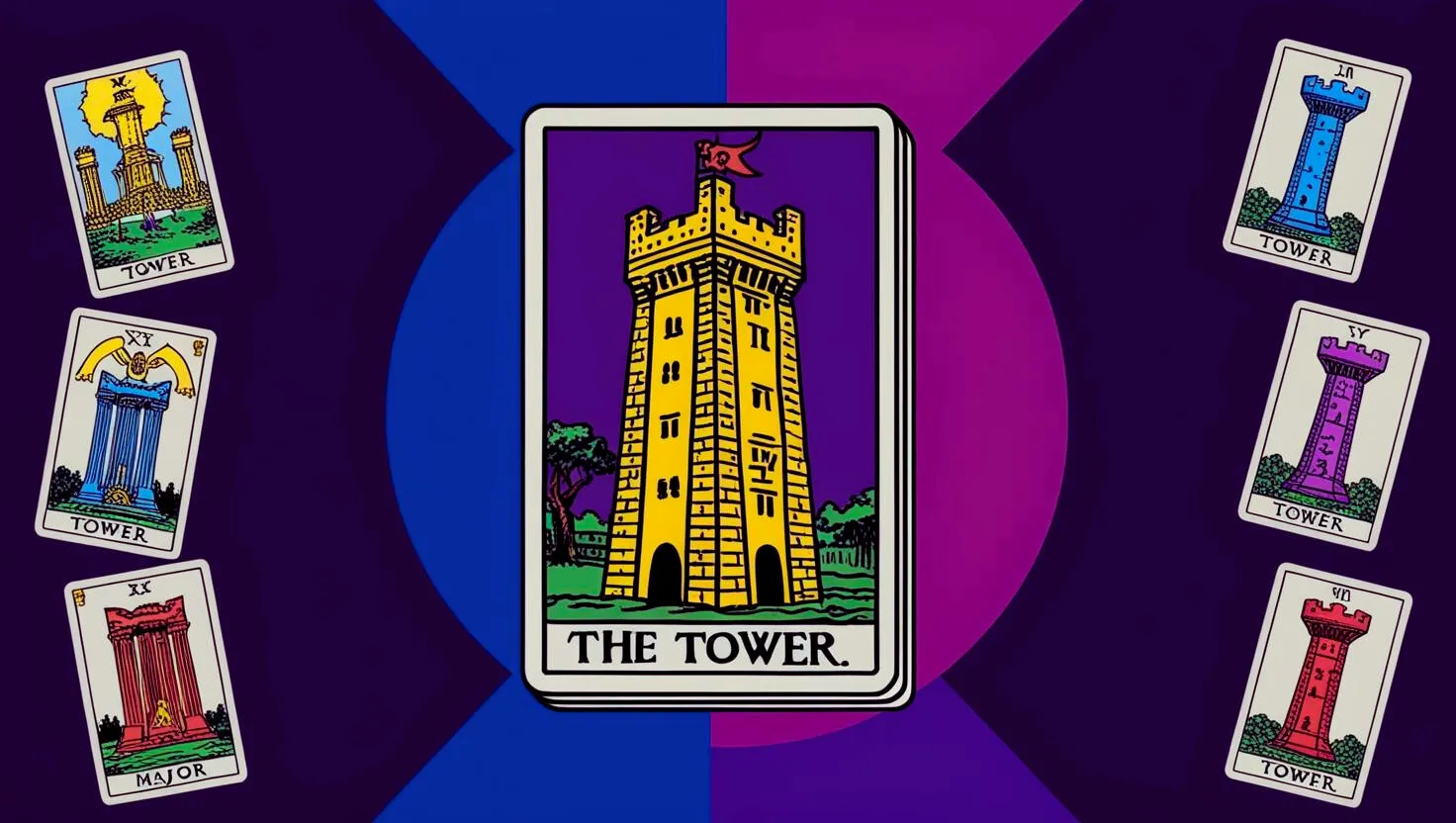 La Torre Simbologia e Significato Profondo e gli abbinamenti con gli altri arcani maggiori 